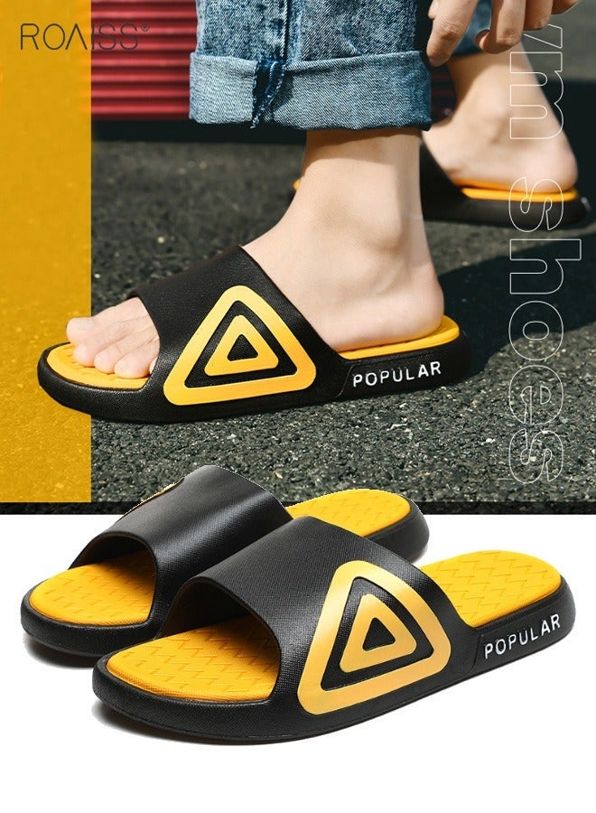 رويس صنادل صيفية للجنسين، شباشب مريحة بنعل مانع للانزلاق، شباشب خفيفة الوزن ومسامية، أحذية شاطئية غير رسمية، مناسبة للحمام أو الشاطئ أو أي مكان ترفيهي في الهواء الطلق - Image 1